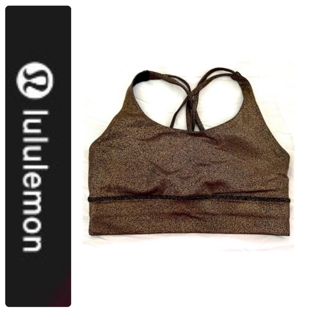 •LULULEMON-Metallic Sports Bra/8•